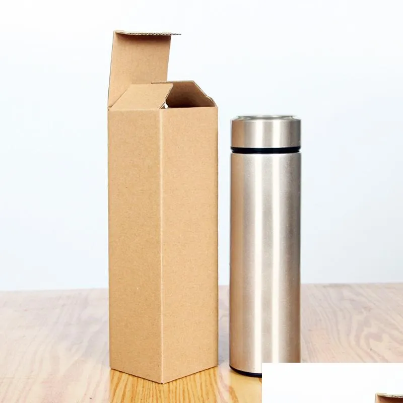Förpackningsboxar Färg Thermos Cup Box Water Paraply Express Kraft Paper Wholesale LX4691 Drop Delivery Office School Business Industri Dhdl6