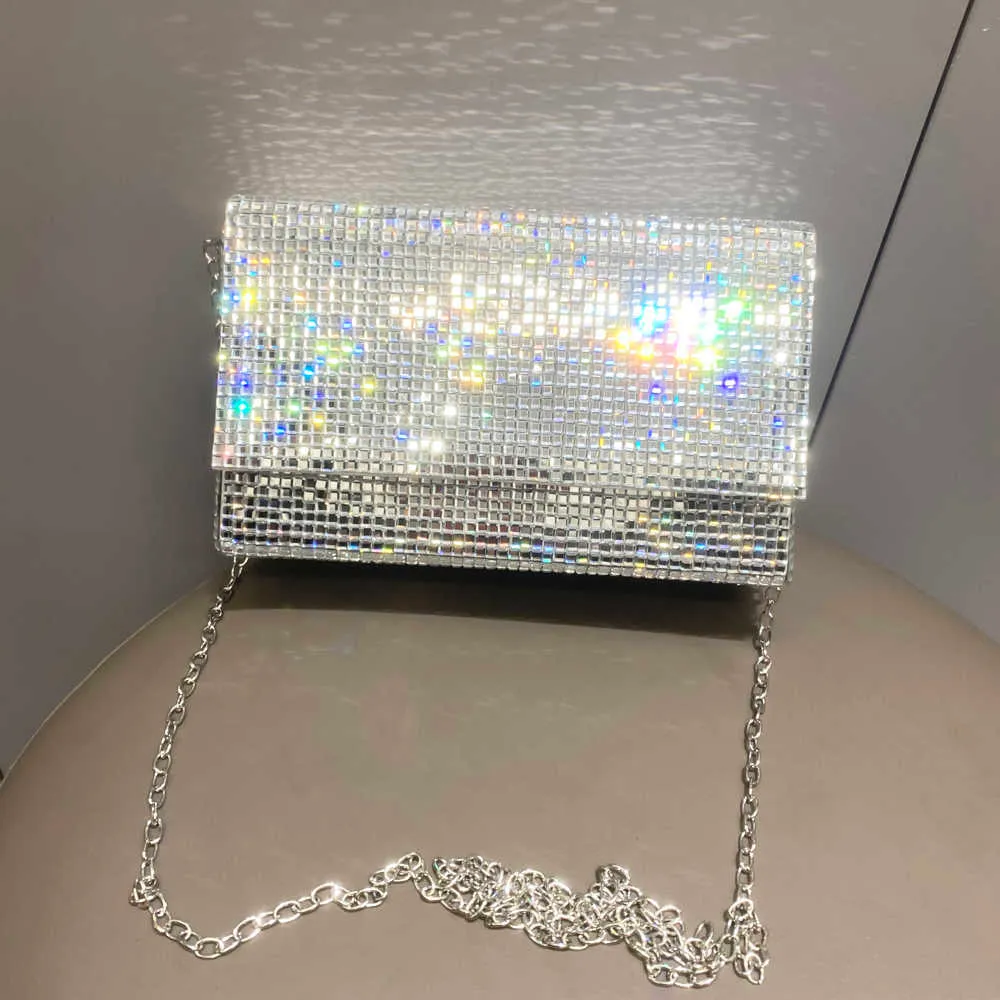 Silver Clutch Bag for Wedding | Swarovski Crystal Clutches –  CrystalCraftWorld