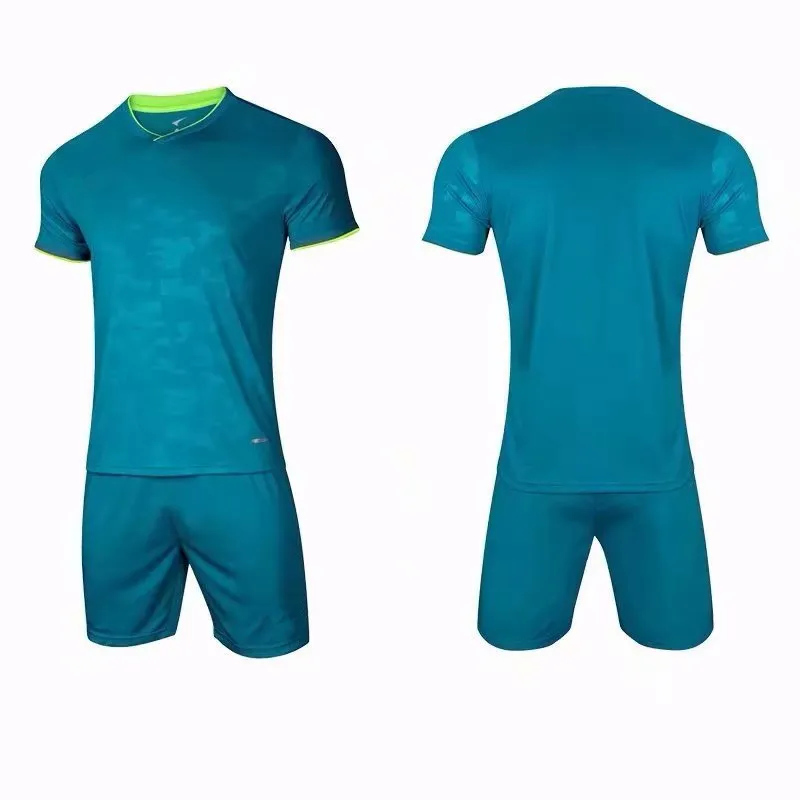 Crianças Jerseys de futebol adulto Meninos e meninas roupas de futebol conjuntos de futebol juvenil Treinando Jersey Terno com meias+shin guardas 002