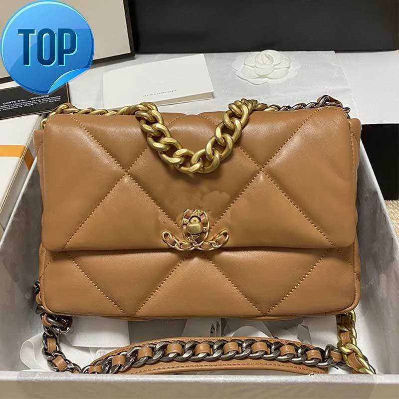 أكياس الكتف 7A مصمم سلسلة Crossbody Women Women Classic CC 19 Flap Pres