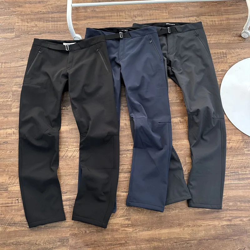 Arcterxy Designer Pants Original Quality Winter Quick-dry Plush Thickened  Guard Pants Casual Softshell Pants Trendy Brand Couple Hardwearing Warm