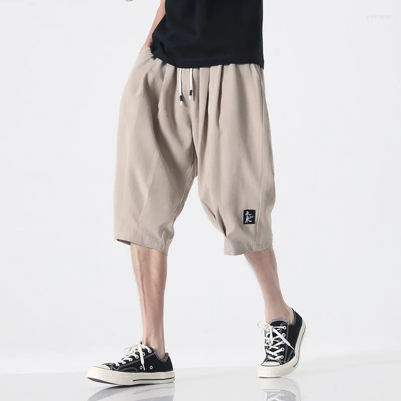 Shorts pour hommes été hommes grande taille 8XL décontracté lâche mode coréenne sarouel hommes Bermudes Streetwear Hip Hop Baggy