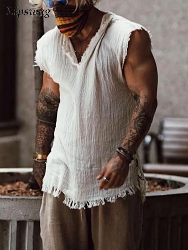 Long baggy cheap vest tops