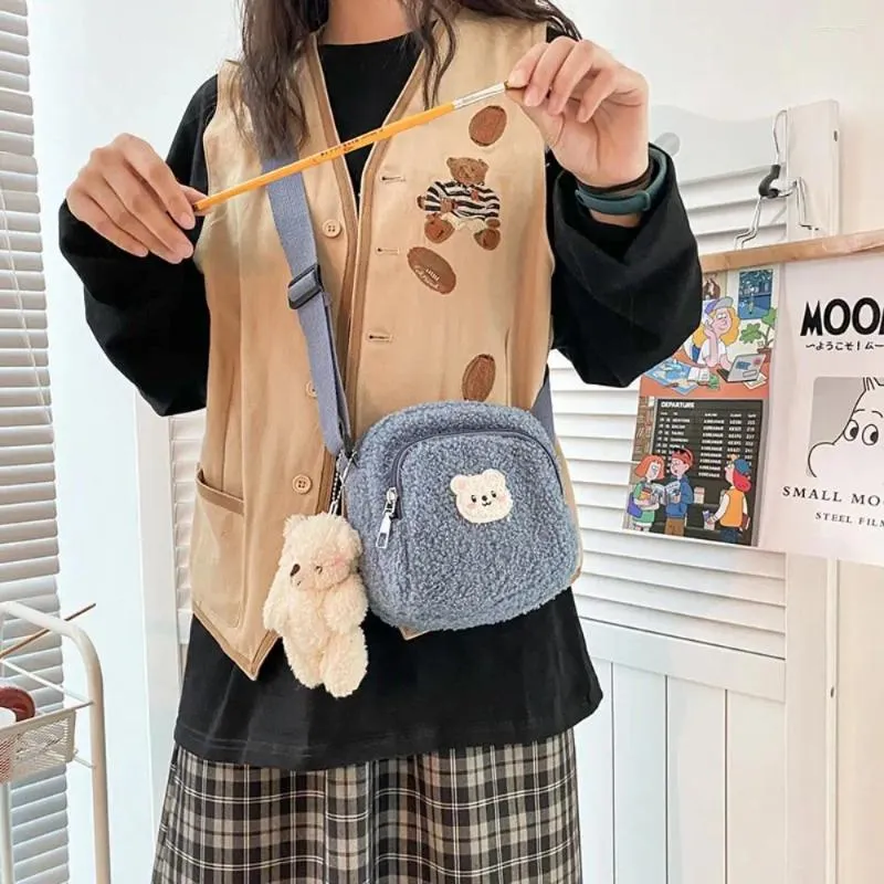 Torby szkolne pluszowe crossbody jk mundury akcesoria śliczne małe kobiety torebki torby na ramię w stylu koreański
