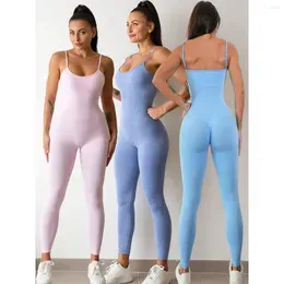 Active Sets Seamless Bodysuit Gym Yoga Set One Piece Suit Women Sport Leggings Workout Outfit Fitness Wear Female Clothing Jumpsuit