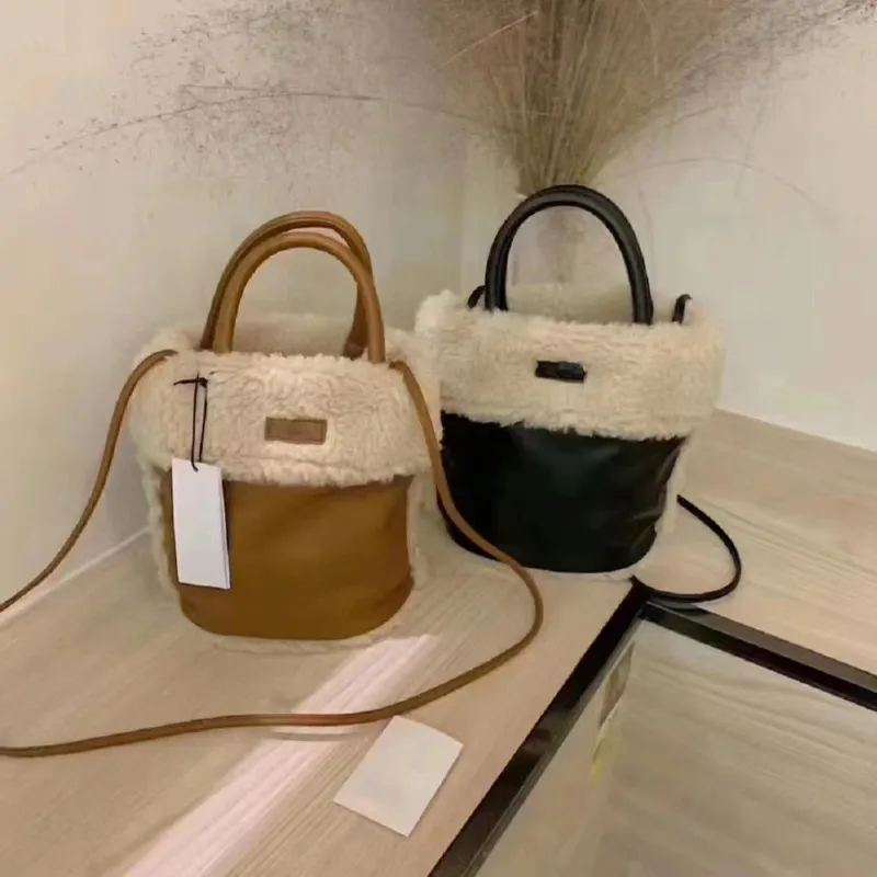 Sac de luxe de concepteur Femmes Dames Casual PU Mode Sacs à bandoulière Femme Bourse de luxe Sacs à main Sacs à main Automne et hiver Cheveux d'agneau Cadeau de Noël