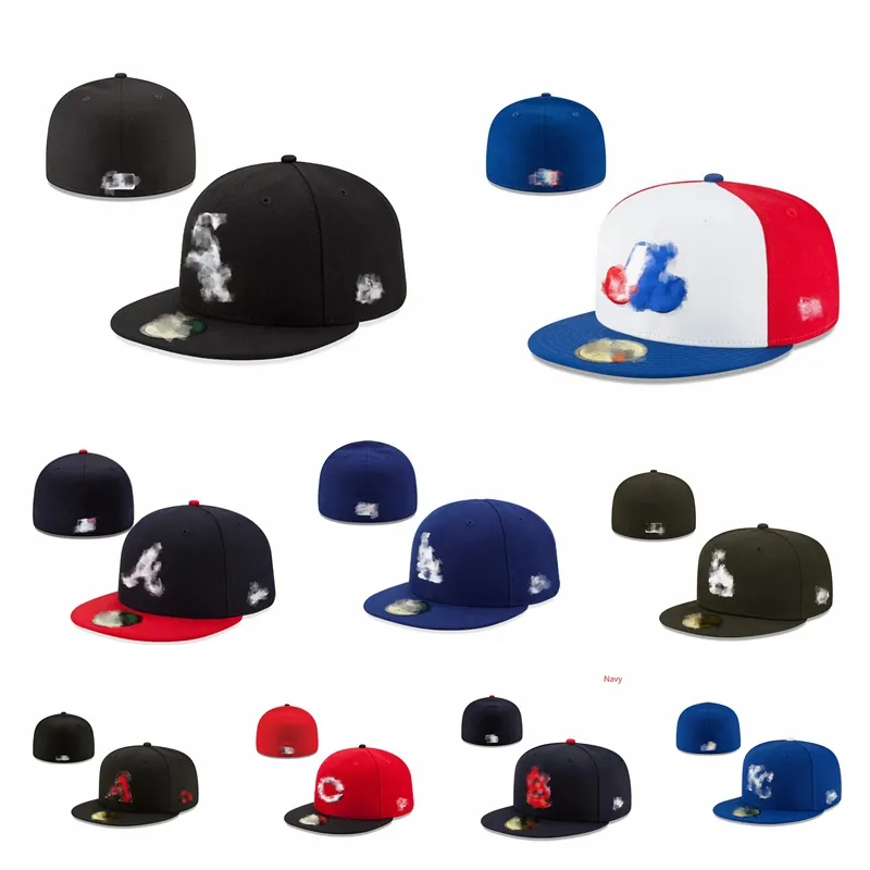 Fitted hats Snapbacks hat Adjustable baskball Caps All Team man woman Outdoor Sports Embroidery Cotton flat Closed Beanies flex sun cap mix order sizes 7-8