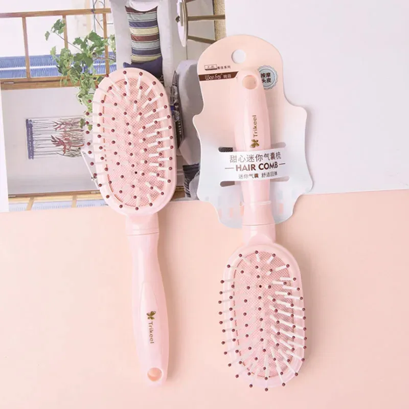 Hårborstar 1 datorer Cam Air Bag Comb Special Curly Hair Reserve Ribs Comb för Women's Long Hair Home Air Cushion Massage Comb Men's Portable 231121