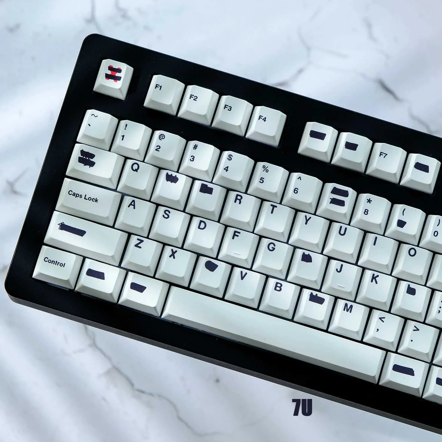 GMK Redacted Keycaps 150 Keys Cherry Profile PBT Dye Sublimation ...