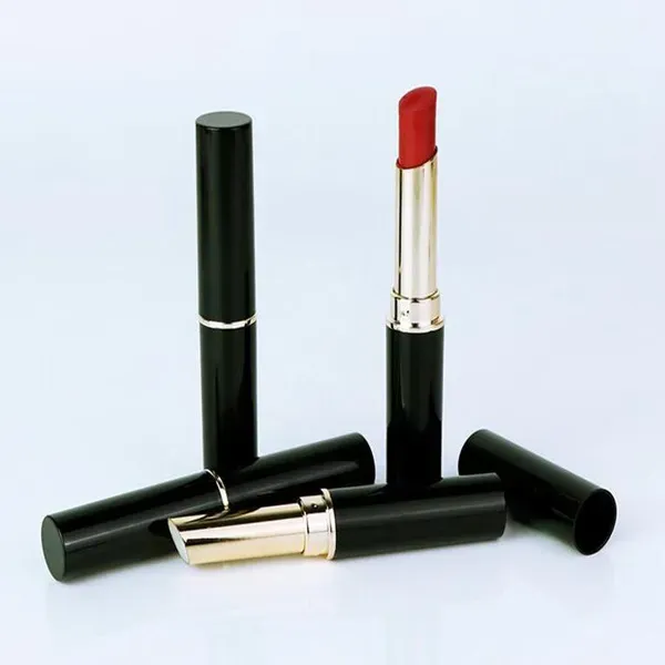 Oblique Lipstick Tube Black Color Empty DIY Lip Balm Containers Makeup Refillable Bottles