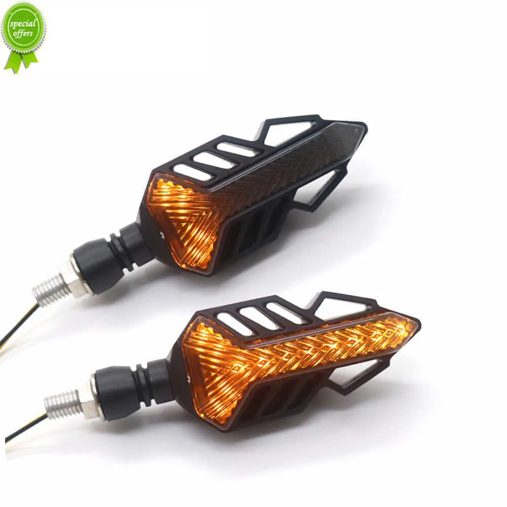 Motorcycle flash LED sequence on smoked off-road motorcycle indicator flasher turn signal light motorcycle waterproof tail light