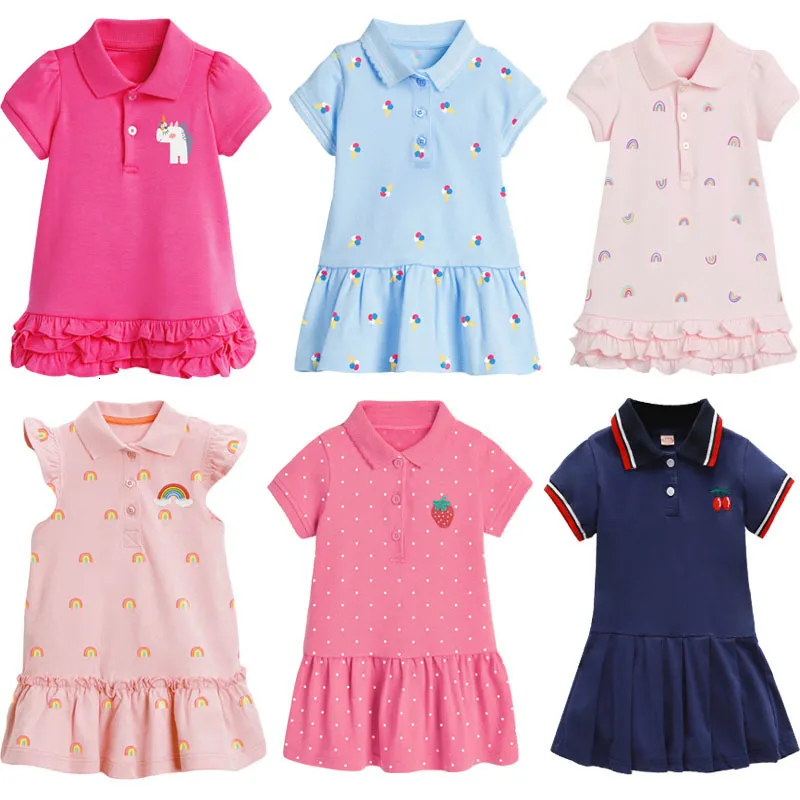 Girl s Dresses Children Unicorn Kids Clothes Fashion toddler Baby Clothing Spring Summer 230420