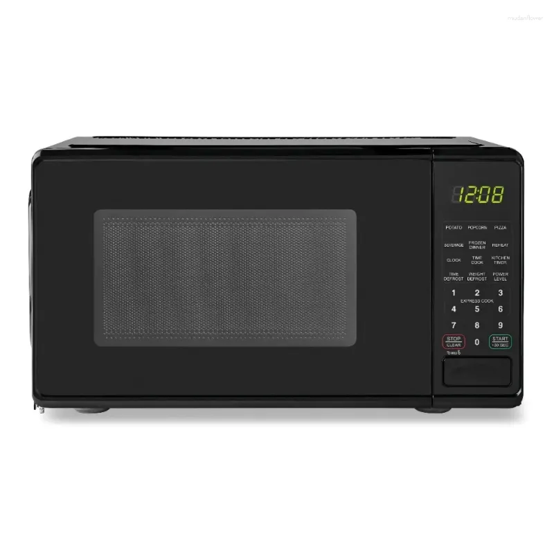Bakeware Tools Mainstays 0.7 Cu. Ft. Countertop Microwave Oven 700 Watts Black