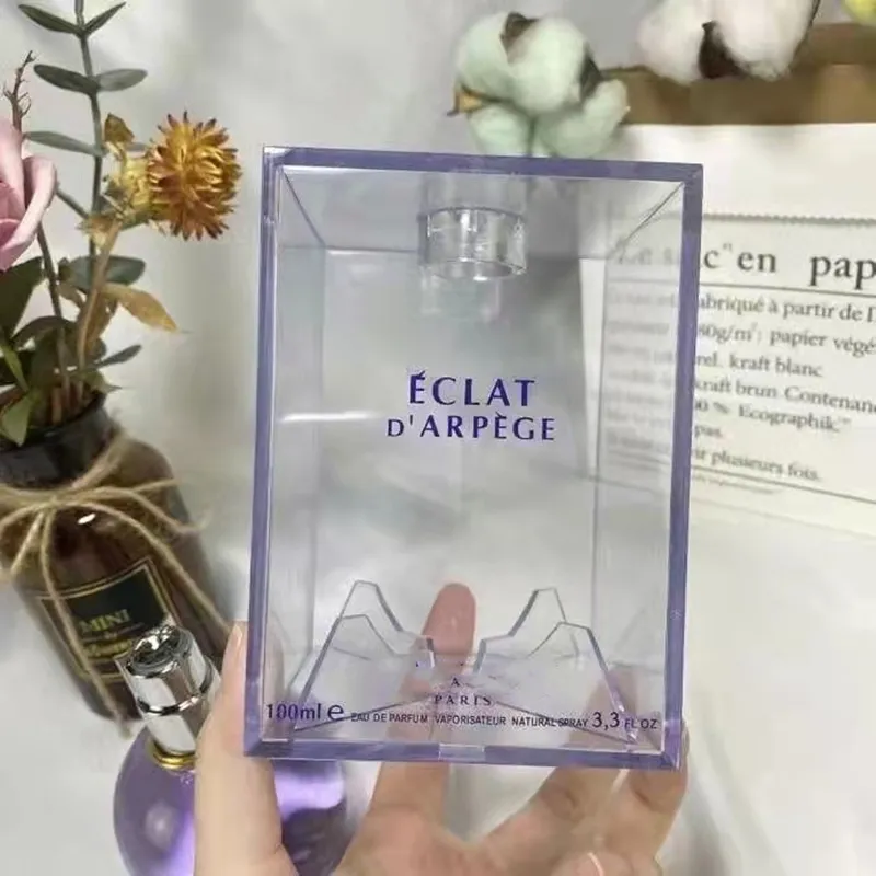 Purple women Perfume 100ml floral EDP Wisteria Fragrance Spray Glass Bottles Wholesale Fast delivery