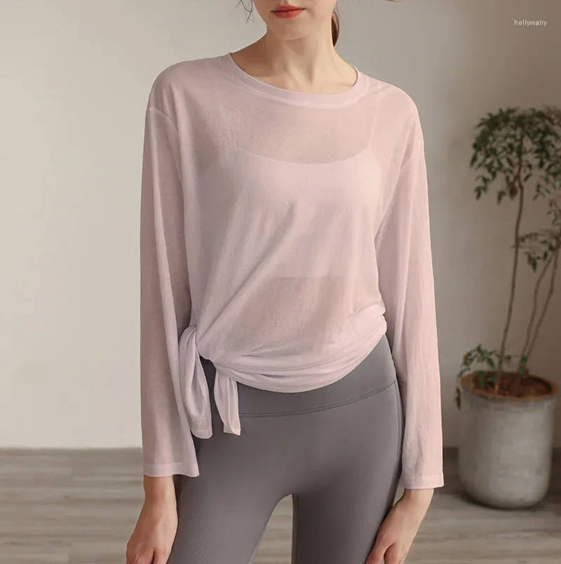 QieLe Womens Active Thin Running Shirts Women Long Sleeve Loose Fit Stretchable Ideal For Yoga And Workouts From Hollywany 12.68 DHgate.Com