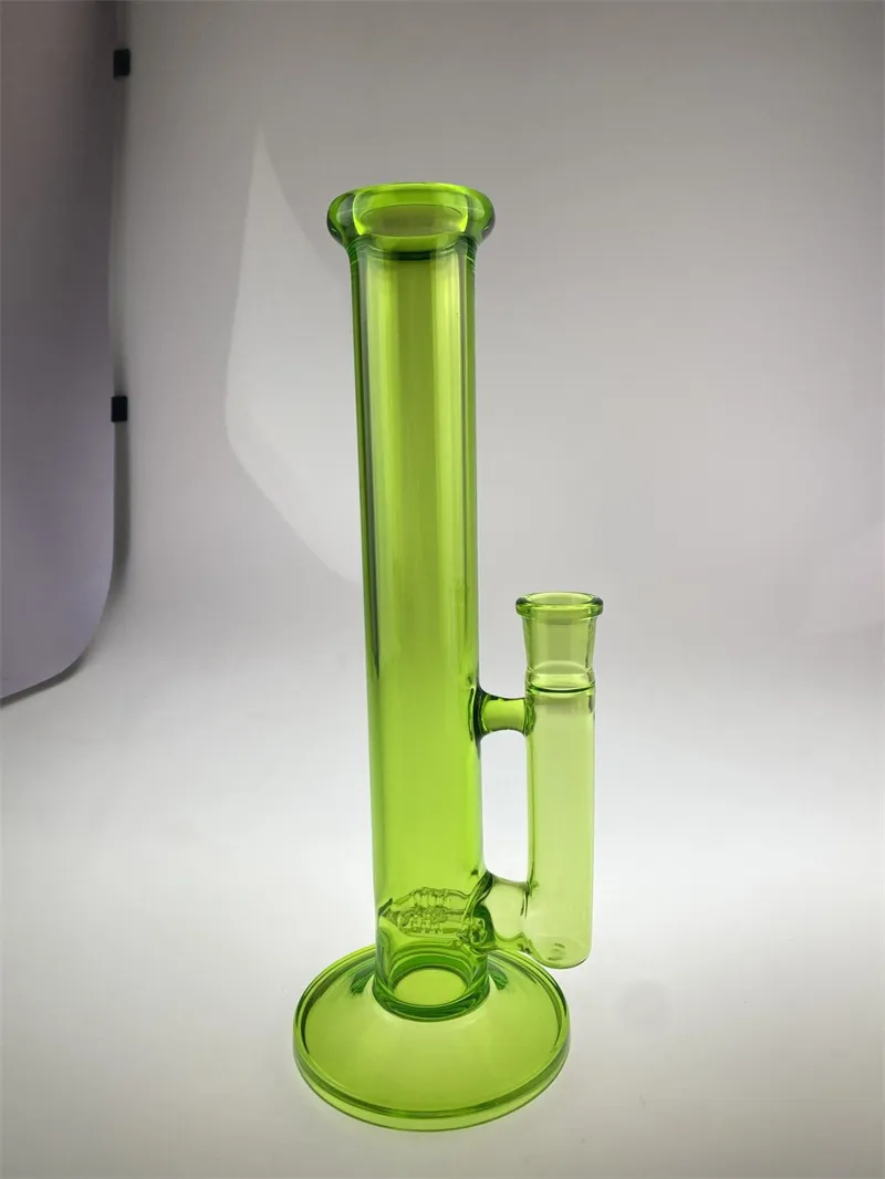 Pfeifen 11 Zoll Höhe 2 Vergünstigungen grün kleine Bong 18mm Schliff Design Recycling