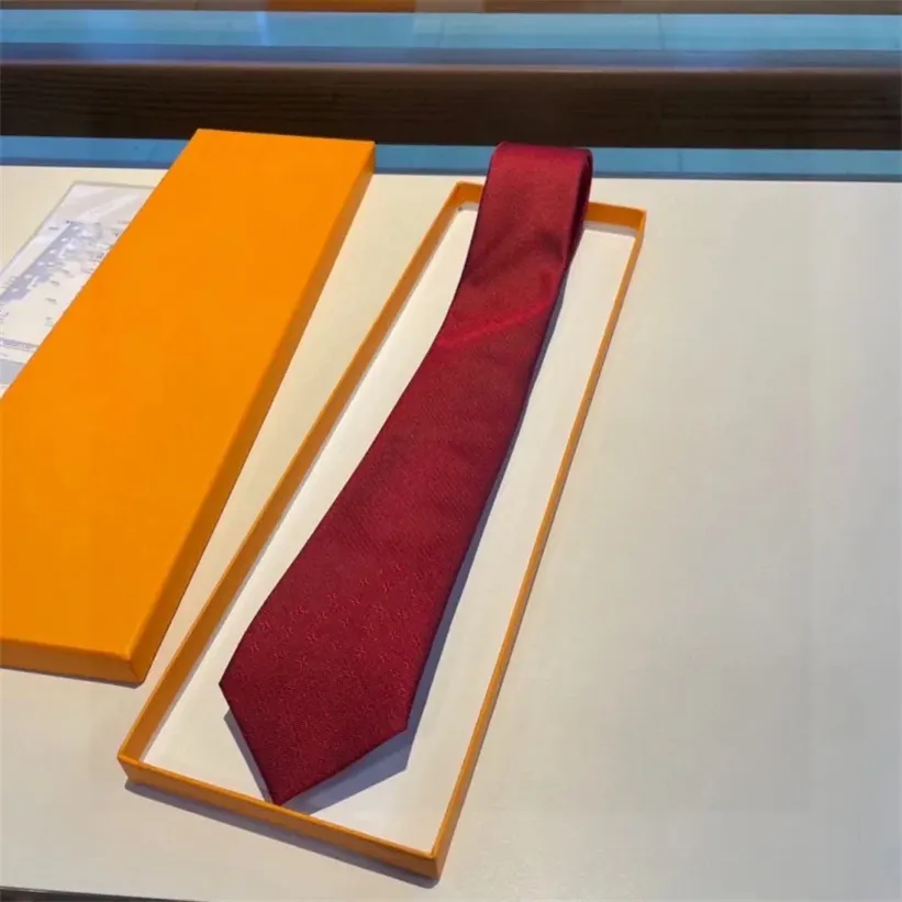 Cravatta di seta firmata Cravatte di seta da lavoro da uomo Cravatte da sposa jacquard da lavoro