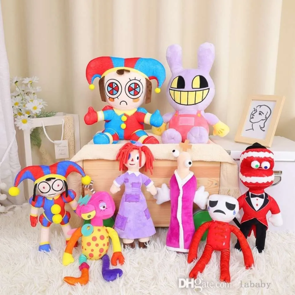 Toptan Kawaii Noel Hediyeleri Bebek Şaşırtıcı Dijital Sirk Sevimli Komik Peluş Oyuncaklar Palyaço Doldurulmuş Oyuncak Karikatür Dolls