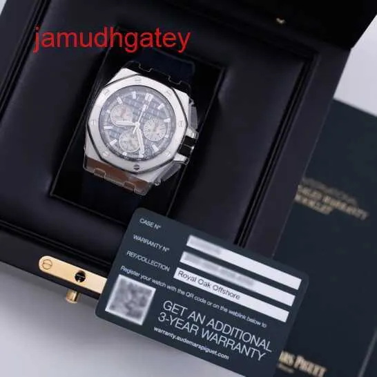 Ap Swiss Luxury Watch Collections Tourbillon Montre-bracelet Chronographe à remontage automatique Royal Oak et Royal Oak Offshore pour hommes et femmes 26420TI KVFN