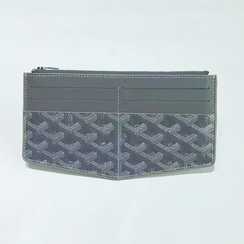 Designer mens card holder with money clip outlet