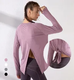 Spring Long Sleeve Yoga Shirts Sport Top Fitness Yoga Top Gym Sports Wear for Women Gym Female Mujer Running T Shirt X3068284303