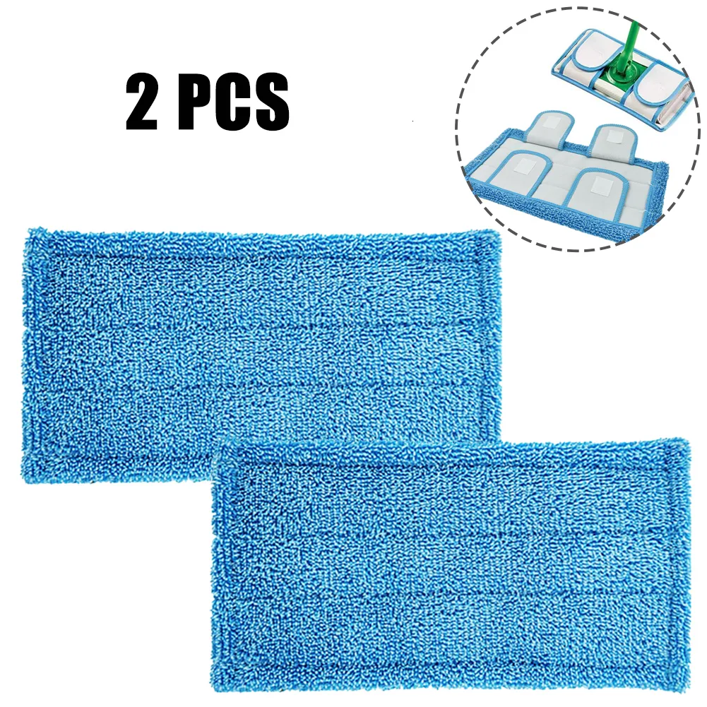 Confezione da 6 panni per pavimenti bagnati per Swiffer Sweeper, 25 x 11,5 cm, panni riutilizzabili per Swiffer Sweeper Mop, bagnati e asciutti, universali per tutti i tipi di pavimento