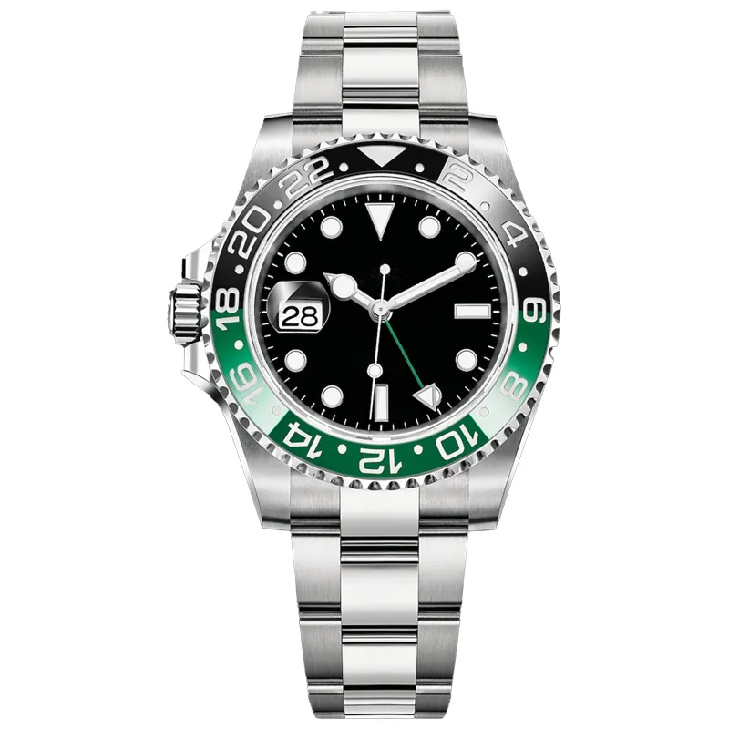 Montre de Luxe Men's Watch Automatic Mechanical Watch 40mm 904L rostfritt stål Luminescent Waterproof Watch Diving Watch Sapphire Glass Watch Dhgates