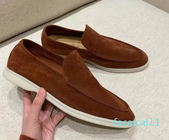 Scarpe casual uomo basse Sneaker da corsa Tennis da viaggio all'aperto Mocassini da uomo Mocassini da uomo vintage in vera pelle nera