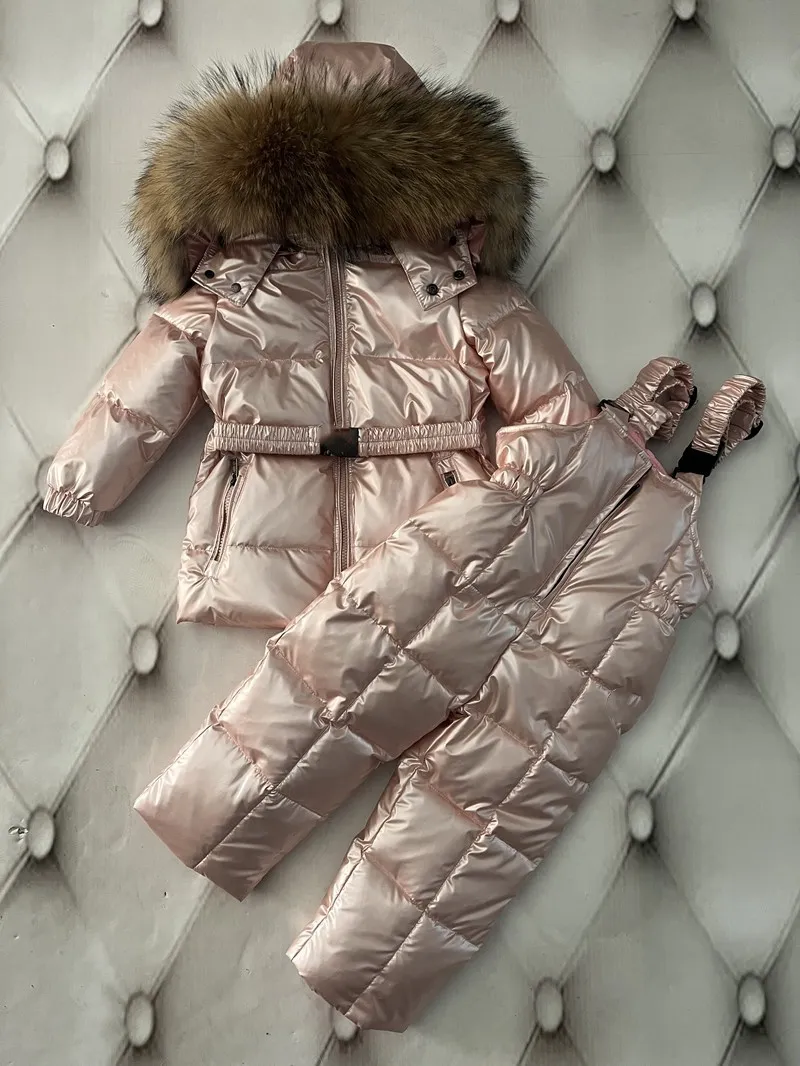Fur Designer Snowsuit Baby Girl Pink Baby Girl Designer Snowsuit