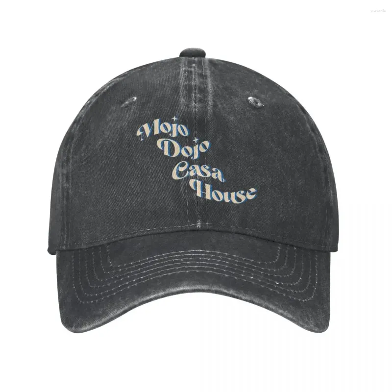 Ball Caps Mojo Dojo Casa House Baseball Accessoires Vintage Distressed Denim Unieke Papa Hoed Mannen Vrouwen Outdoor Alle seizoenen Reizen