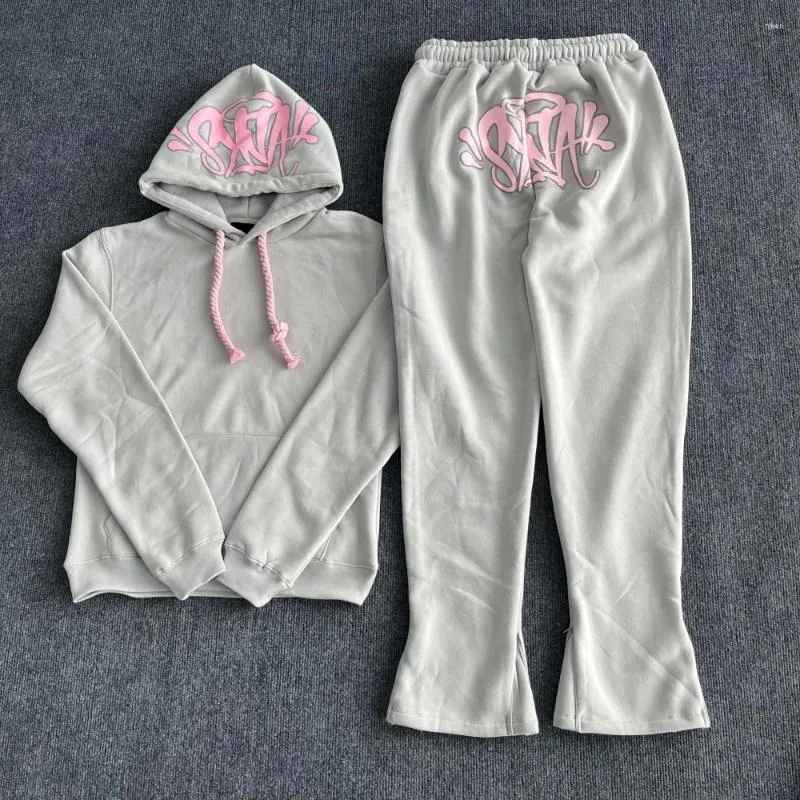 Felpe con cappuccio da donna Synaworld Pullover Donna Felpa con cappuccio Abbigliamento Uomo Felpa Rap Fans Streetwear Top Pant Syna World Tuta Pantaloni Set