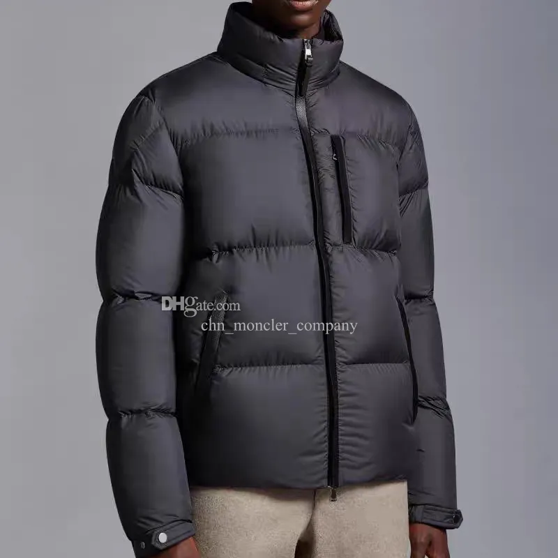 Winter Warmest Down Jackets Mens Jacket With Chest Zipper, Glue Badge