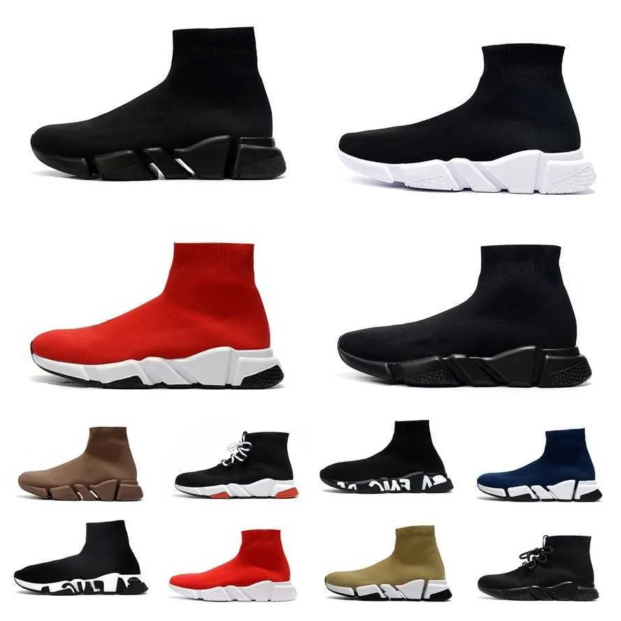 Skor Balenciagas Runner Women Fashion Balencigas Sneakers Designer Black Socks Sock Trainer 10 Laceup Speed ​​Luxury Casual Men Speed ​​Sneaker Platform Stret