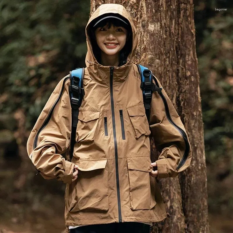 Waterproof spring jacket womens top