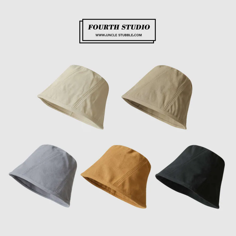 Korean Style Self Closing Packable Bucket Hat For Men And Women Solid