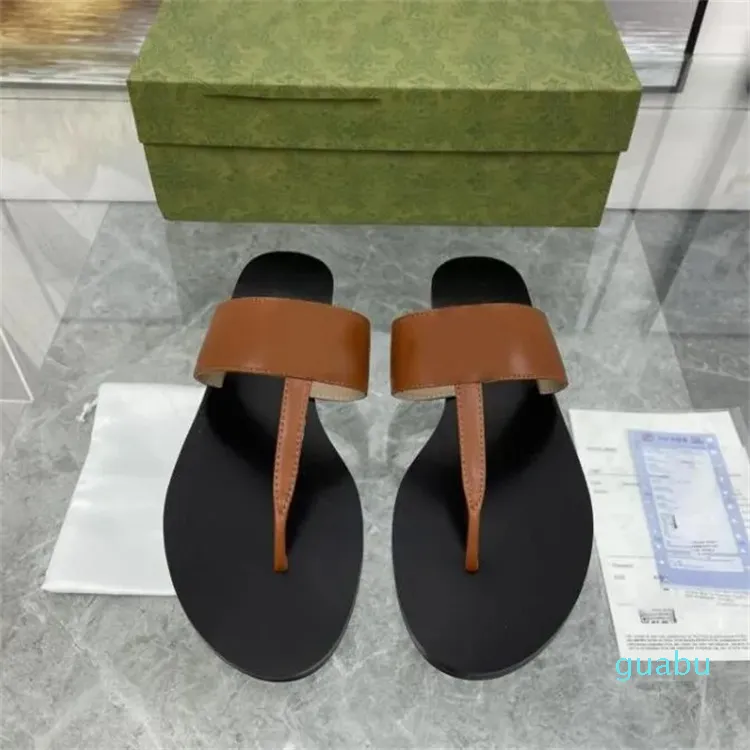 Lederen string sandaalontwerper luxe schuifglaasje dames mannen mode slippers mode dunne slippers schoenen zomer strand casual glijbanen zwart witte maat 35-46