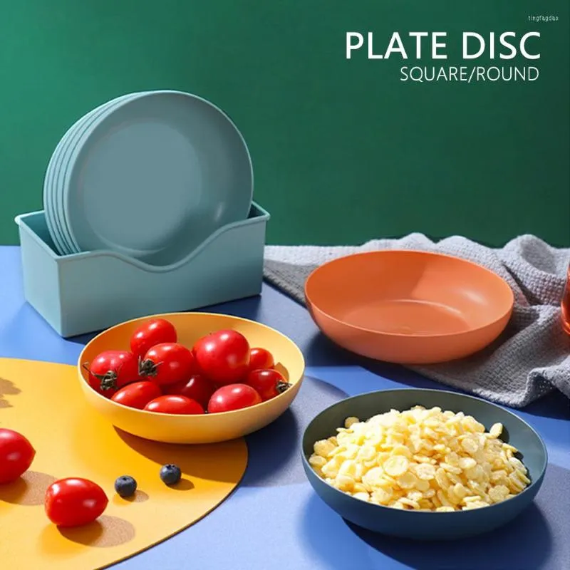 食器セット（5 1セット）ホームダイニングキッチン小さなプレート家具骨平方プレートディスク毎日使用するスナックトレイ