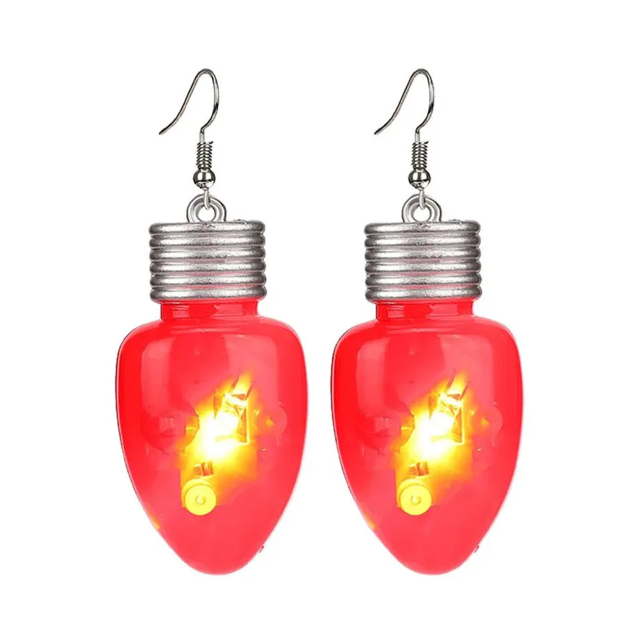 Light up sale christmas earrings