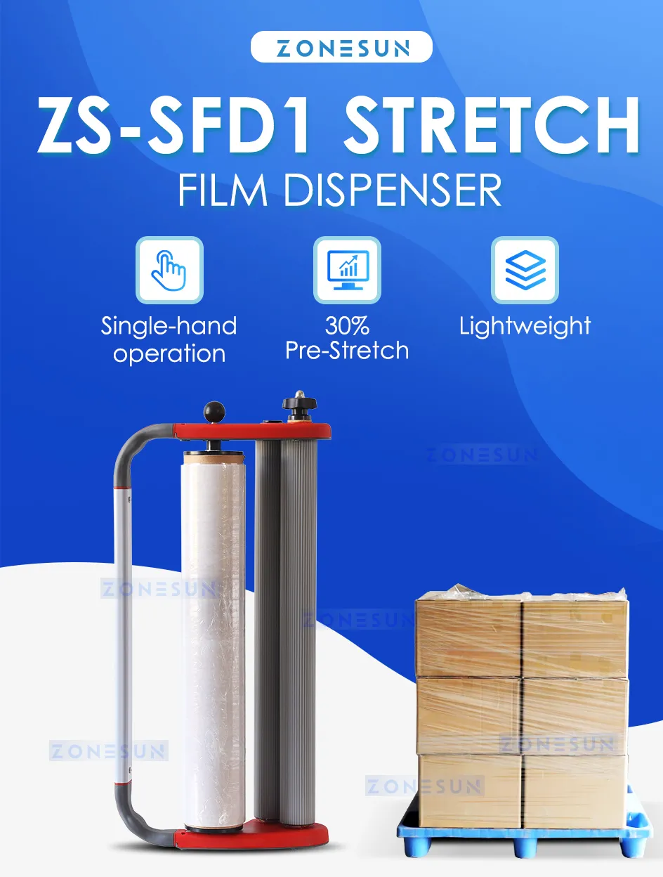 Portable Wrapper Portable Handheld Stretch Film Wrapper Lightweight... From Zonesunplus ...