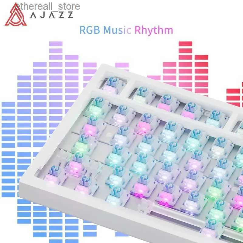 Механическая клавиатура Ajazz AK820 Горячая замена Русская версия раскладки купи
