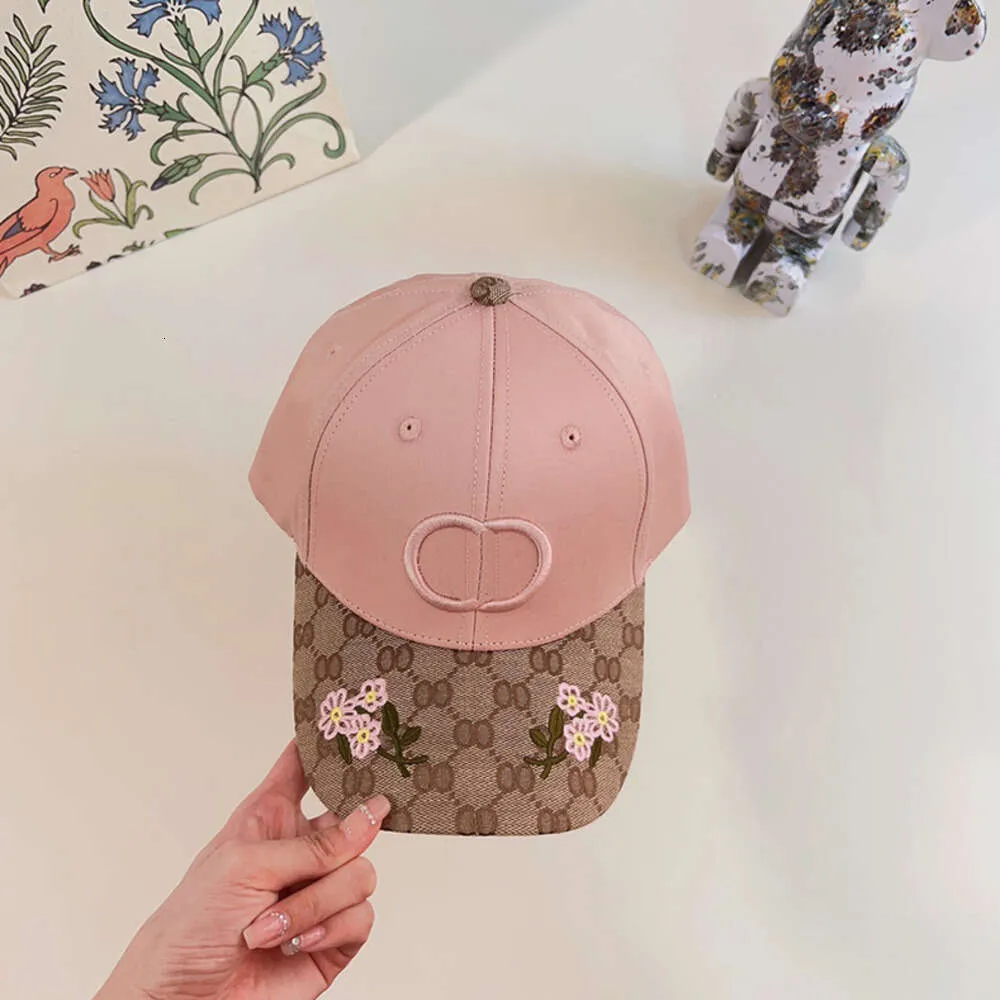 Artysta baseballowy Projektanci czapki luksusowe kapelusz kwiaty haft haft ładny temperament