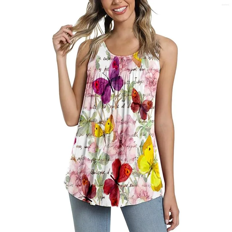 Camisoles & Tanks Beer Top Women Womens Summer Sleeveless Casual Printed Camisole Tank Cable And Gauge Tops