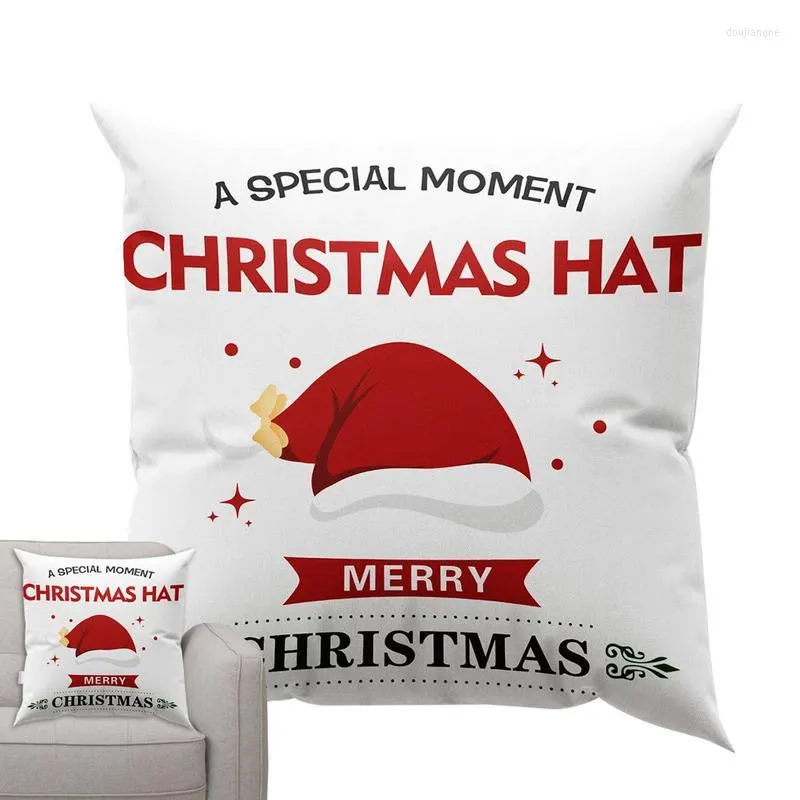 Pillow Case Christmas Decorations Covers Holiday Cover Winter Farmhouse Pillowcase Cotton Linen Cushion