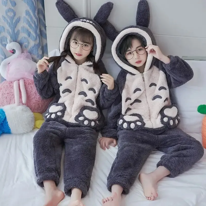 Pajamas Animal Pyjamas Kids Onesie Winter Baby Jumpsuit Cartoon Thicken Warm Pajamas for Children Sleepwear Boy Hooded Overall 231120