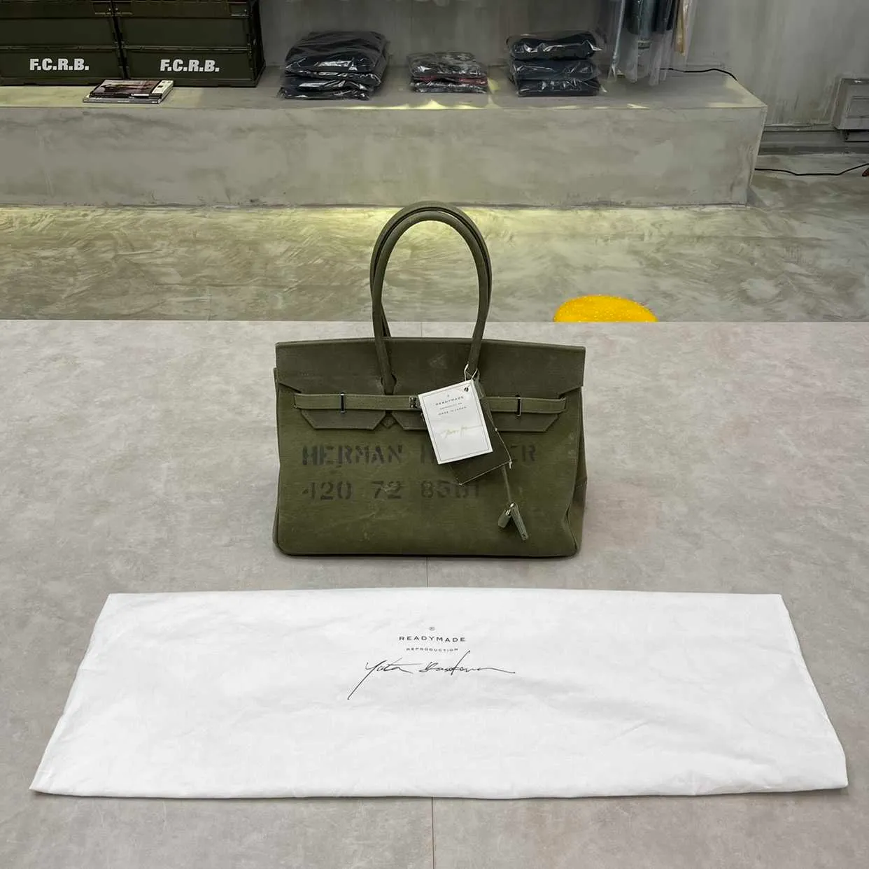 Tote H Ermes Birkin Readymade Travel Bag Handbag Travel Bag Ancient