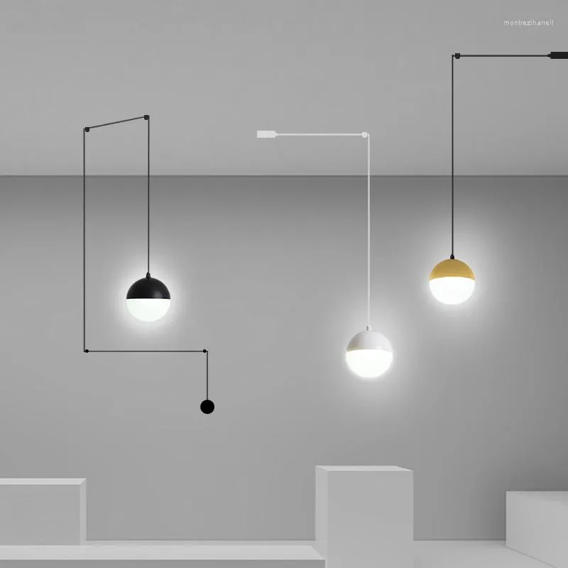 Hanglampen 2023 Acryl Ball Lights Dyi Minimalisme Moderne Led voor woonkamer Dineren Hanging Decoratie Licht 9W