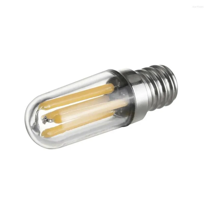 50 Stück E12 1W LED Kühlschrank Gefrierschrank Filament Licht COB dimmbare Birnen Lampe kaltweiß AC 110V