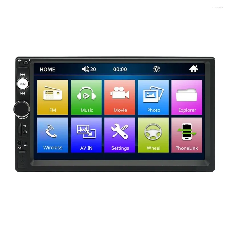 7 pulgadas a bordo de MP5 Mirror Link Auto Radio Multimedia Player Carplay Función Sistema de entretenimiento de automóvil Universal para autos SUV Camiones