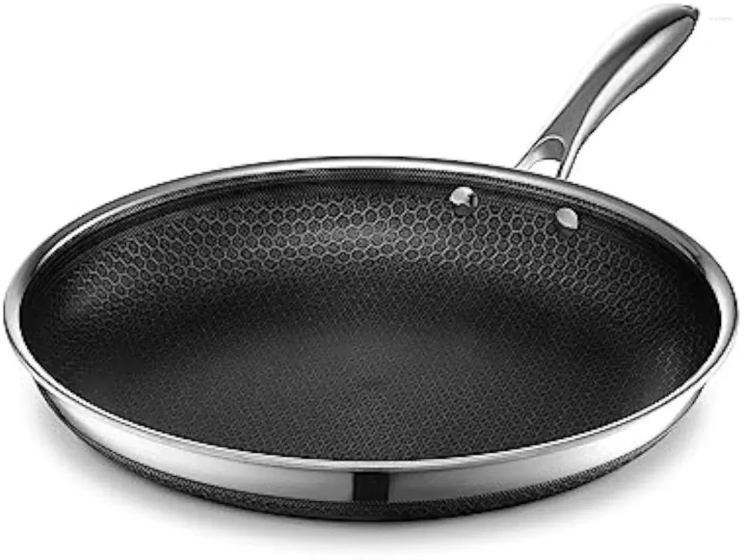 Optimized Product Title: 12 Inch Hybrid Nonstick Frying Pan With