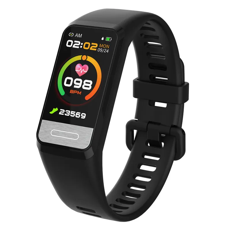 H03 Medicinsk kvalitet ECG Intelligent armband Dynamisk blodtrycksövervakning Hjärtfrekvens Sömnmätare Bluetooth Träning Swatch